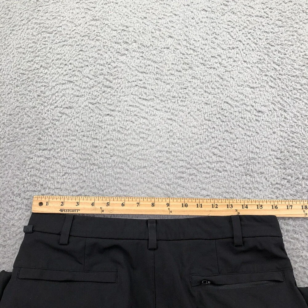 Lululemon Pants Mens 32 Black Chino Straight Leg Tech Casual Pockets Work